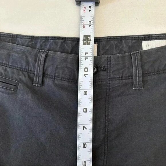 GAP Men’s Shorts 12” Stretch Casual Flat Front Chino Shorts Washed Black 31 - Picture 11 of 15